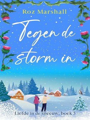 cover image of Tegen de storm in